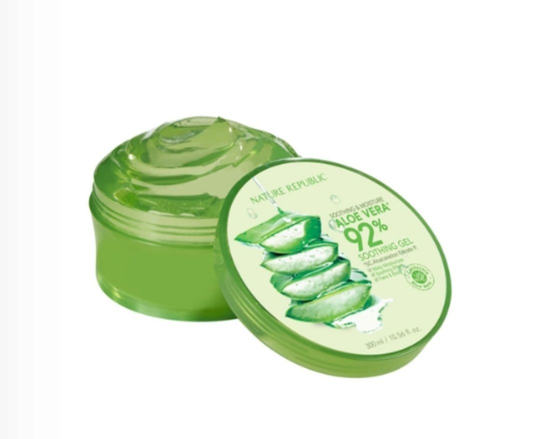 NATURE REPUBLIC SOOTHING &amp;MOISTURIZING ALOE VERA SOOTHING GEL 300ML EXP AUG 21.2028