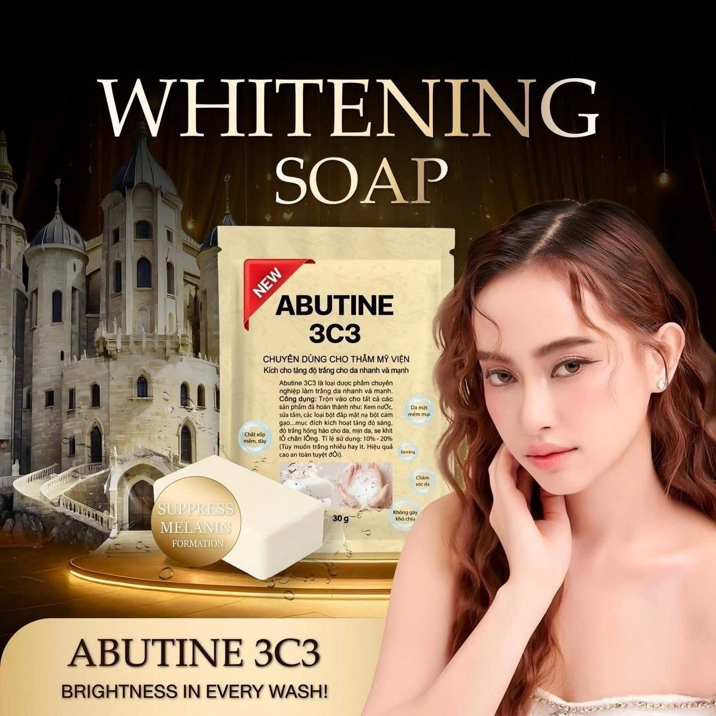 ARBUTINE 3C3 WHITENING SOAP 50G EXP OCT 21.2028