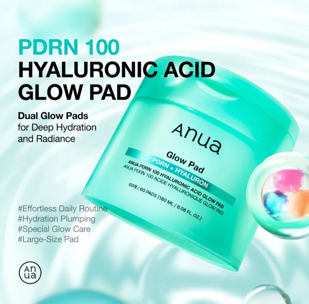 ANUA PDRN 100 HYALURONIC GLOW PAD EXP OCT 2O.2028