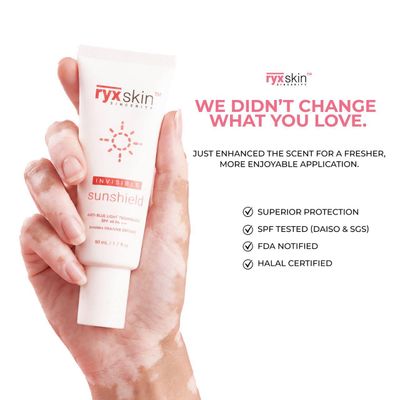 RYXSKIN INVISIBLE SUNSHIELD NEW PACKEGING 50ML EXP FEB 21.2027