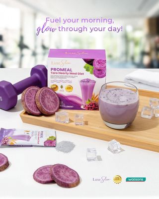 LUXE SLIM PROMEAL TARO 10 SACHETS EXP DEC 31.2026 LUXE SLIM PROMEAL TARO 10 SACHETS EXP DEC 31.2026