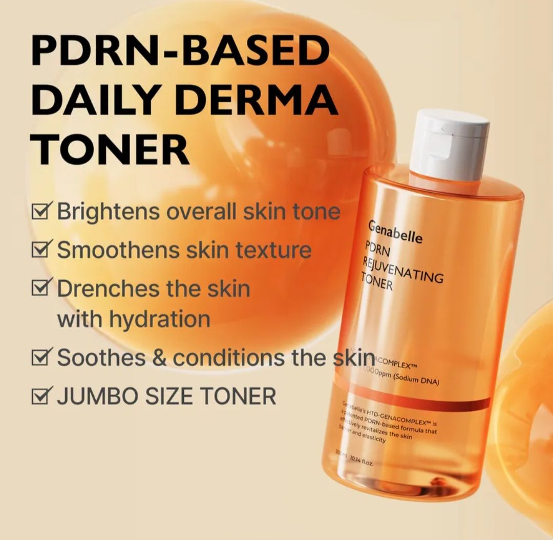 GENABELLE PDRN REJUVENATING TONER 300ML EXP AUG 31.2028