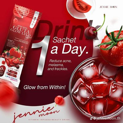 JENNIE MOON GLUTA JUICE 30 SACHETS/POUCH EXP MARCH 21,2028
