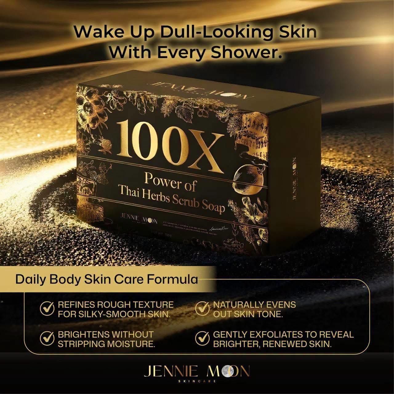 JENNIE MOON 100X THAI HERBS SCRUB SOAP 160G JENNIE MOON 100X THAI HERBS SCRUB SOAP 160G