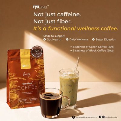 RYXSKIN FIBER BLEND COFFEE 10 SACHETS EXP JULY 30,2028 RYXSKIN FIBER BLEND COFFEE 10 SACHETS EXP JULY 30,2028