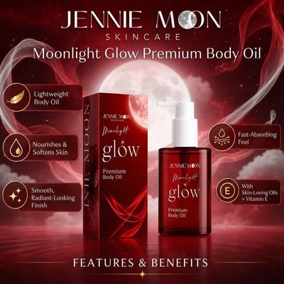 JENNIE MOON GLOW PREMIUM BODY OIL 160ML JENNIE MOON GLOW PREMIUM BODY OIL 160ML