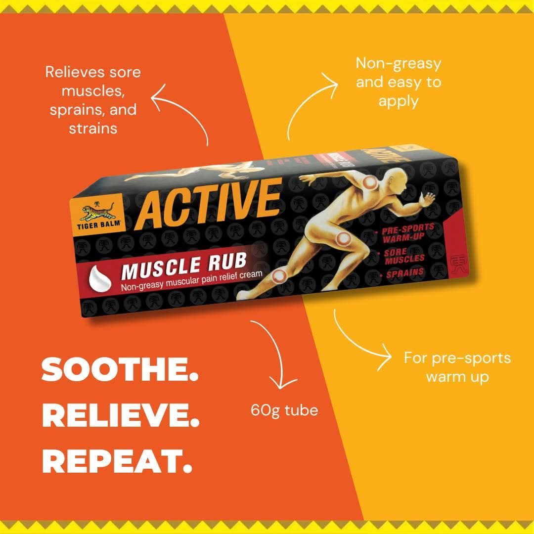 TIGER BALM MUSCLE BALM CREAM 30G