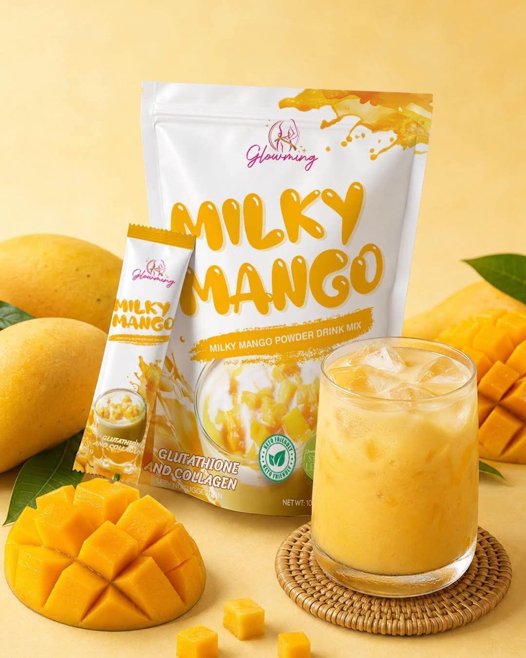 CC GLOWMING MILKY MANGO 10SCAHETS/POUCH EXP JULY 20.2028