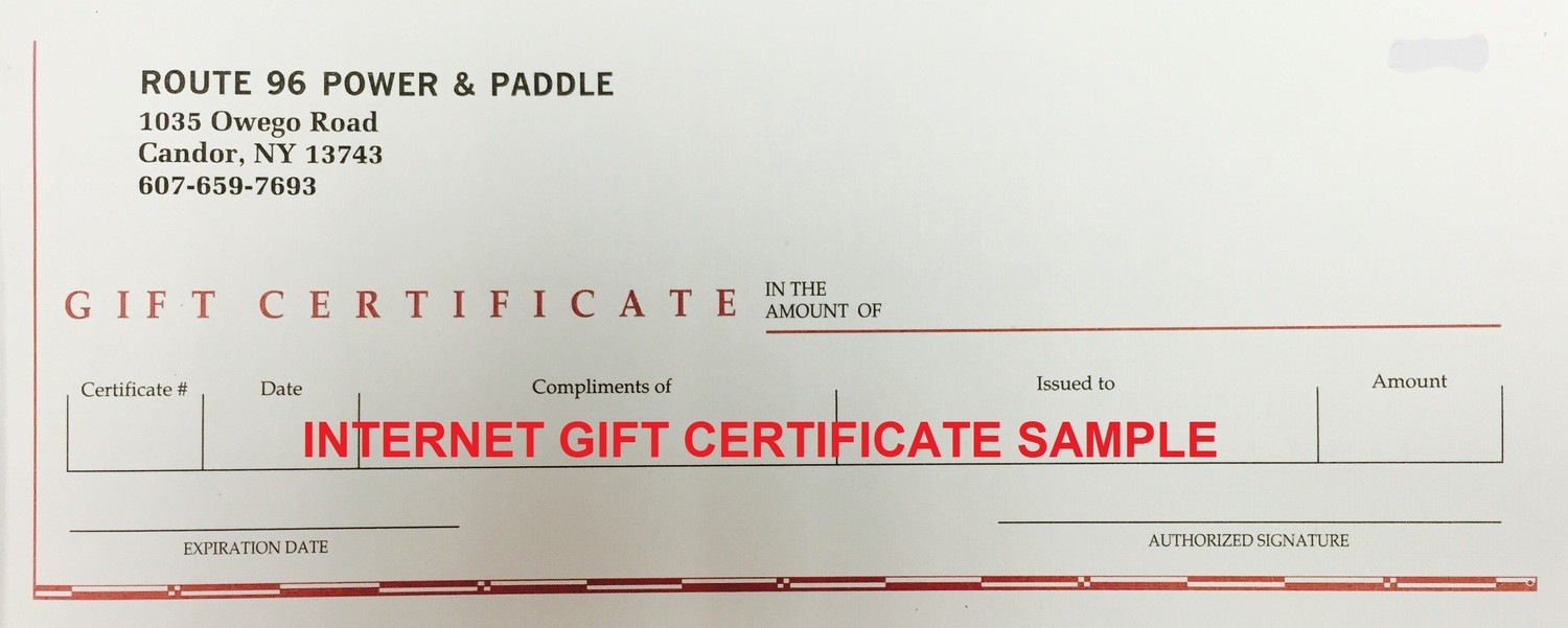 Gift Certificate $100
