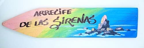Tablillas Decorativas Lugares emblemáticos de Cabo de Gata, Tablillas Lugares Emblemáticos: Arrecife las Sirenas