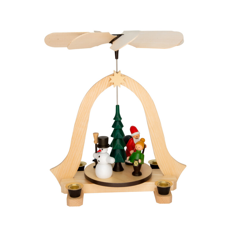 Pyramide Weihnachtszeit bunt
