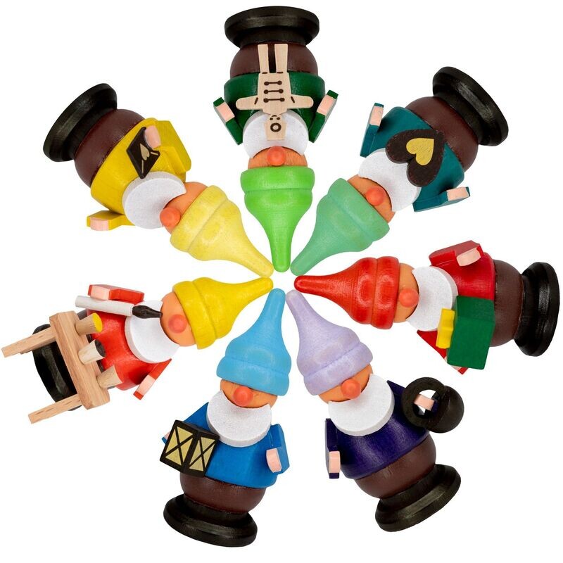 Komplettsatz Zwerge bunt