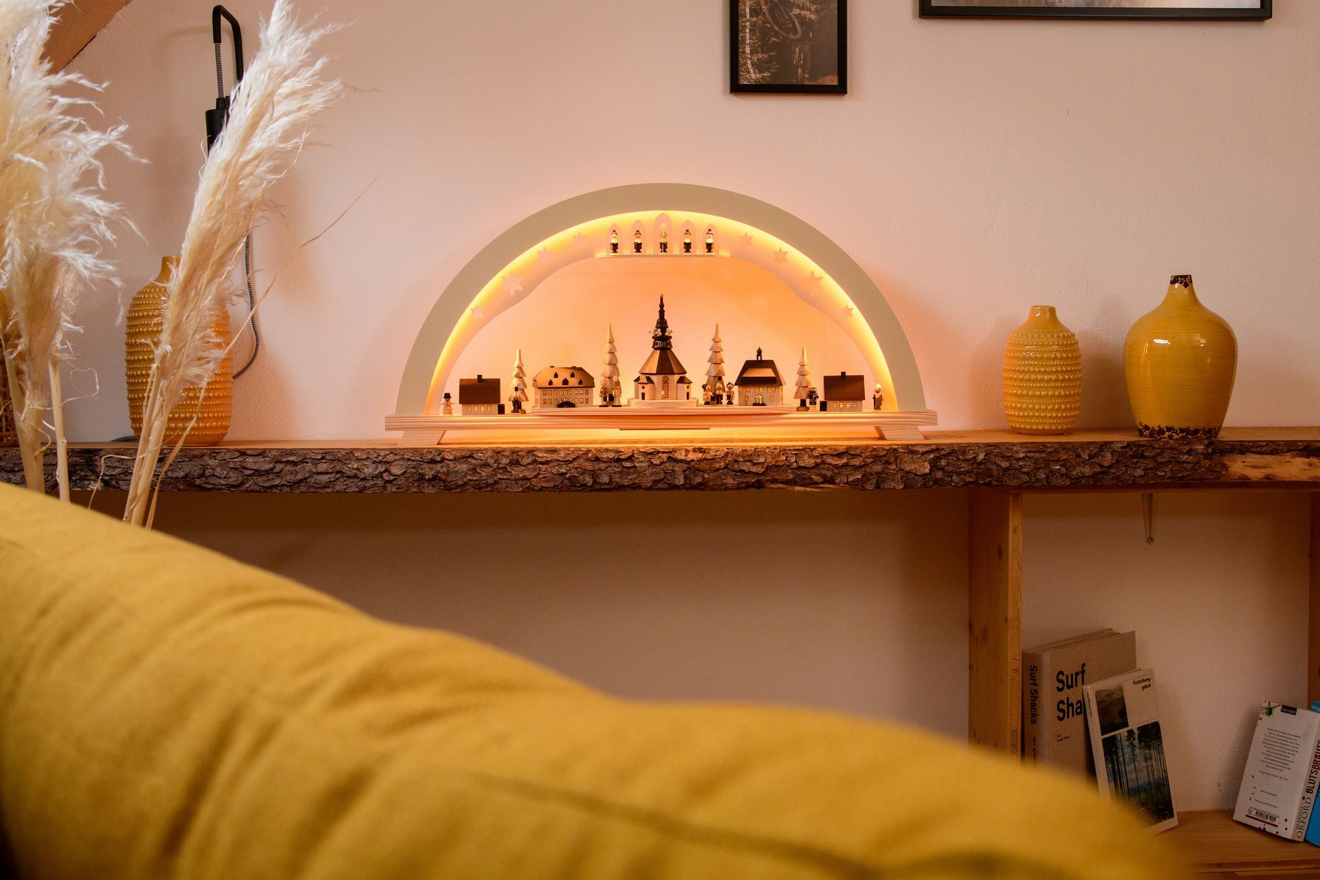 LED Lichterbogen Seiffener Christmette groß