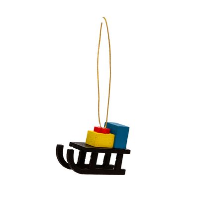 Baumbehang Schlitten bunt