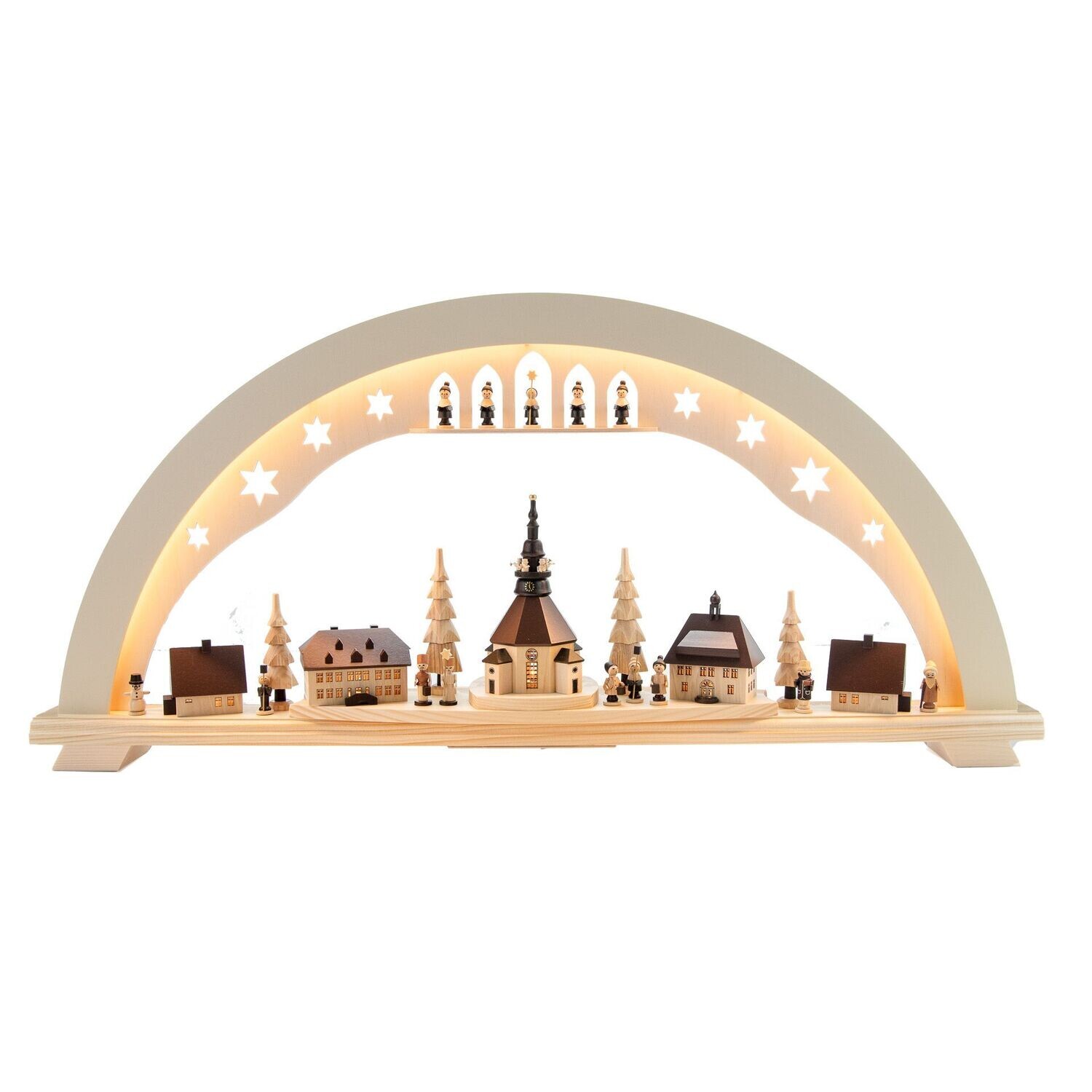 LED Lichterbogen Seiffener Christmette groß
