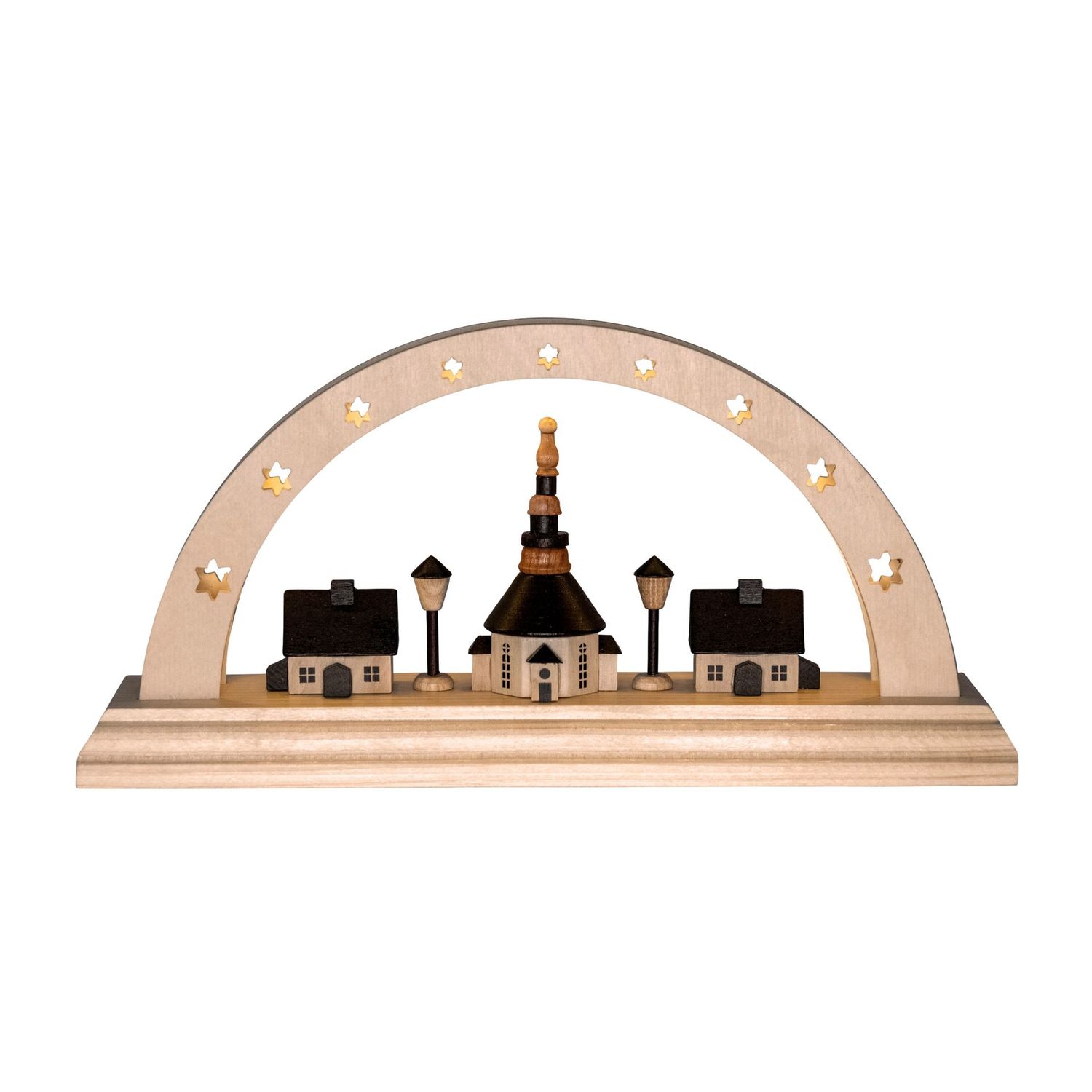 LED Lichterbogen klein Seiffener Kirche