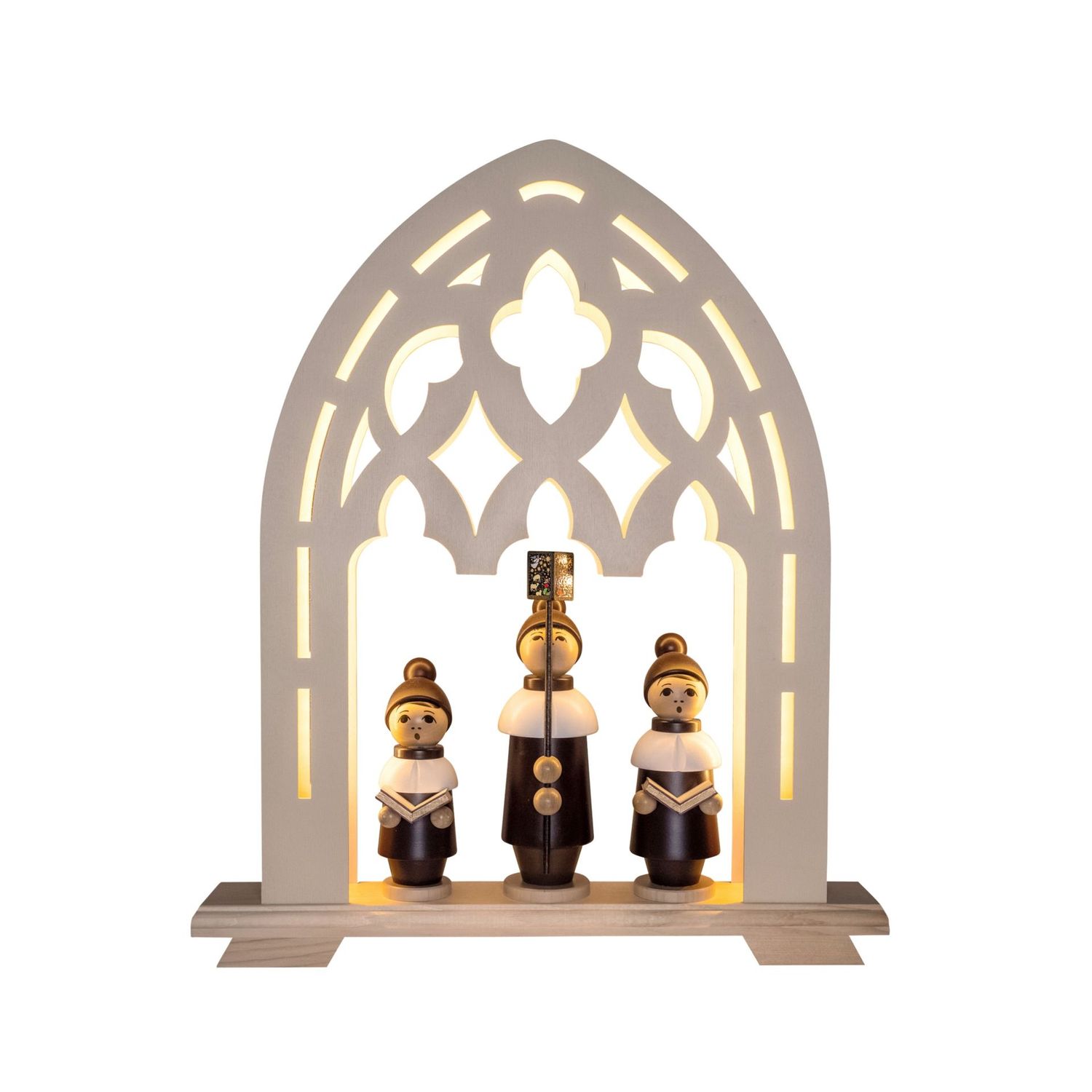 LED Lichterbogen Barockes Fenster mit Kurrende