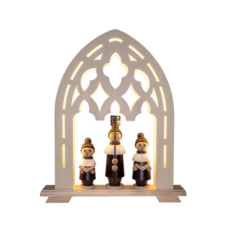 LED Lichterbogen Barockes Fenster mit Kurrende