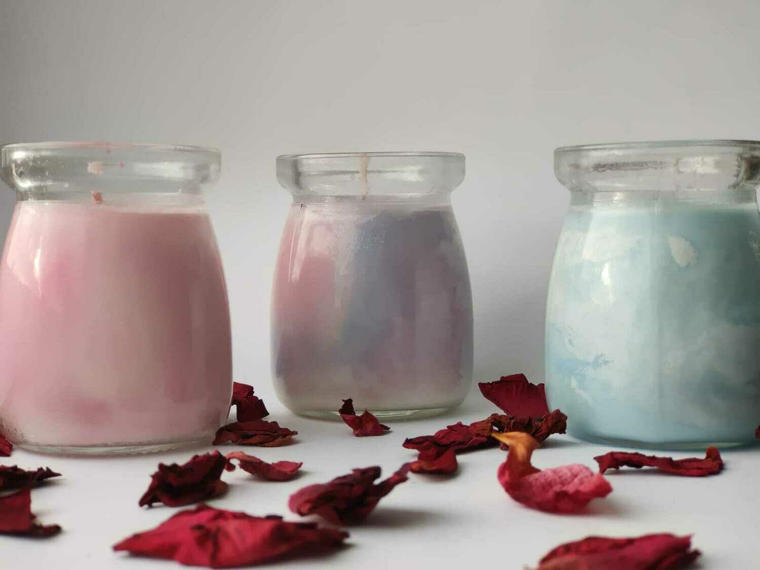 Tie Dye/Marbled Soy Candle