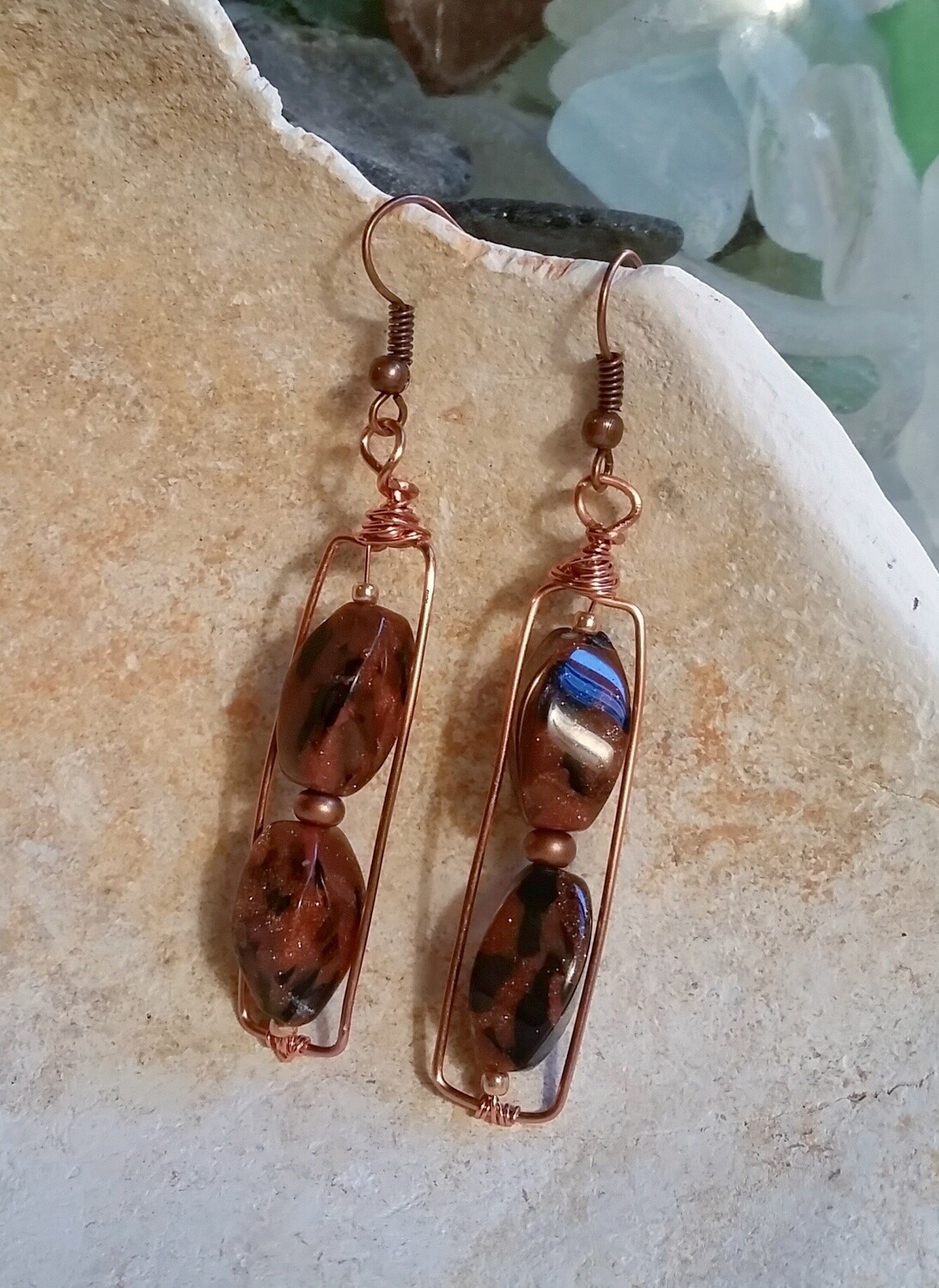 Copper and Gold Stone