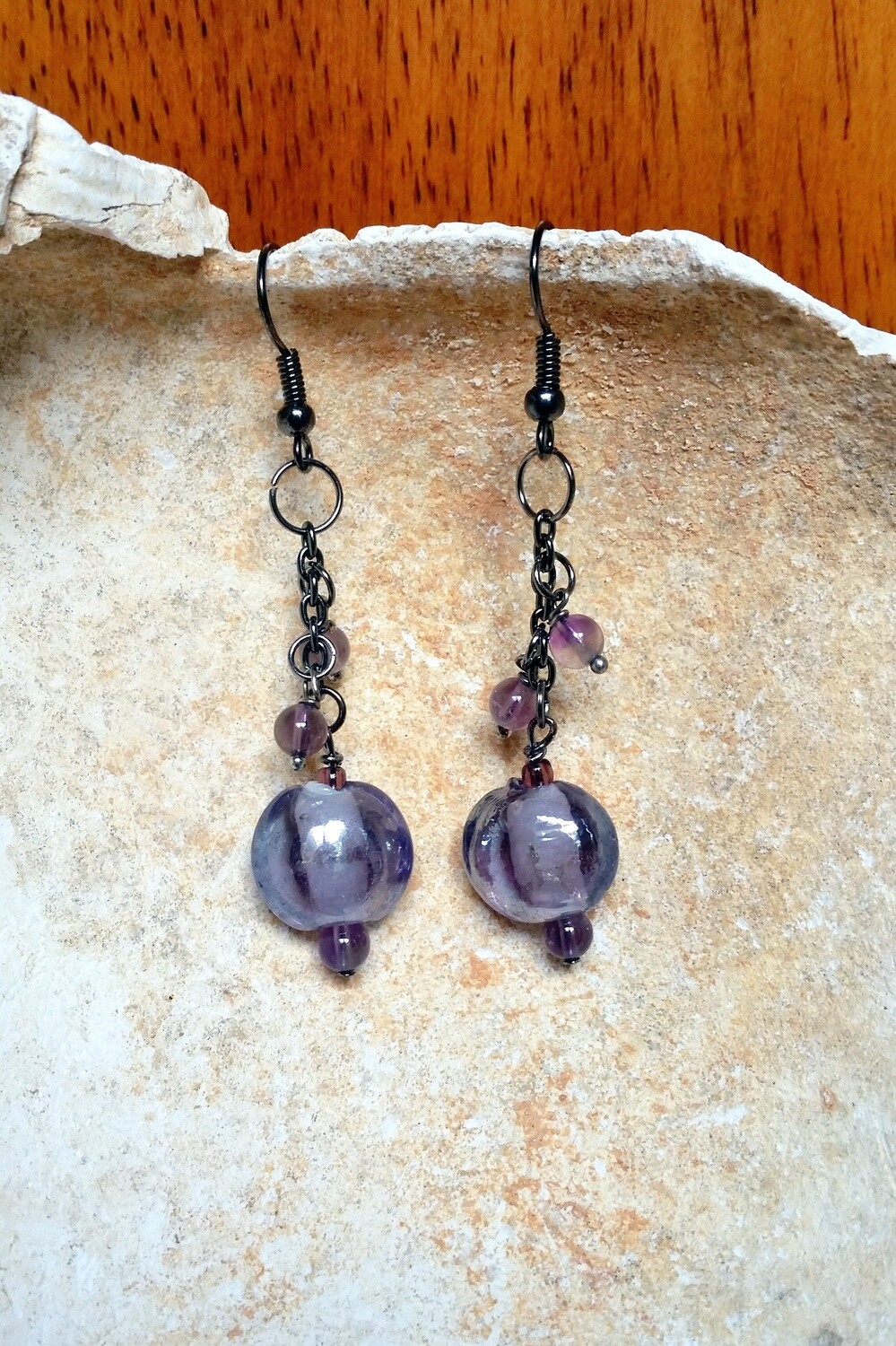 Glass and Amethyst
