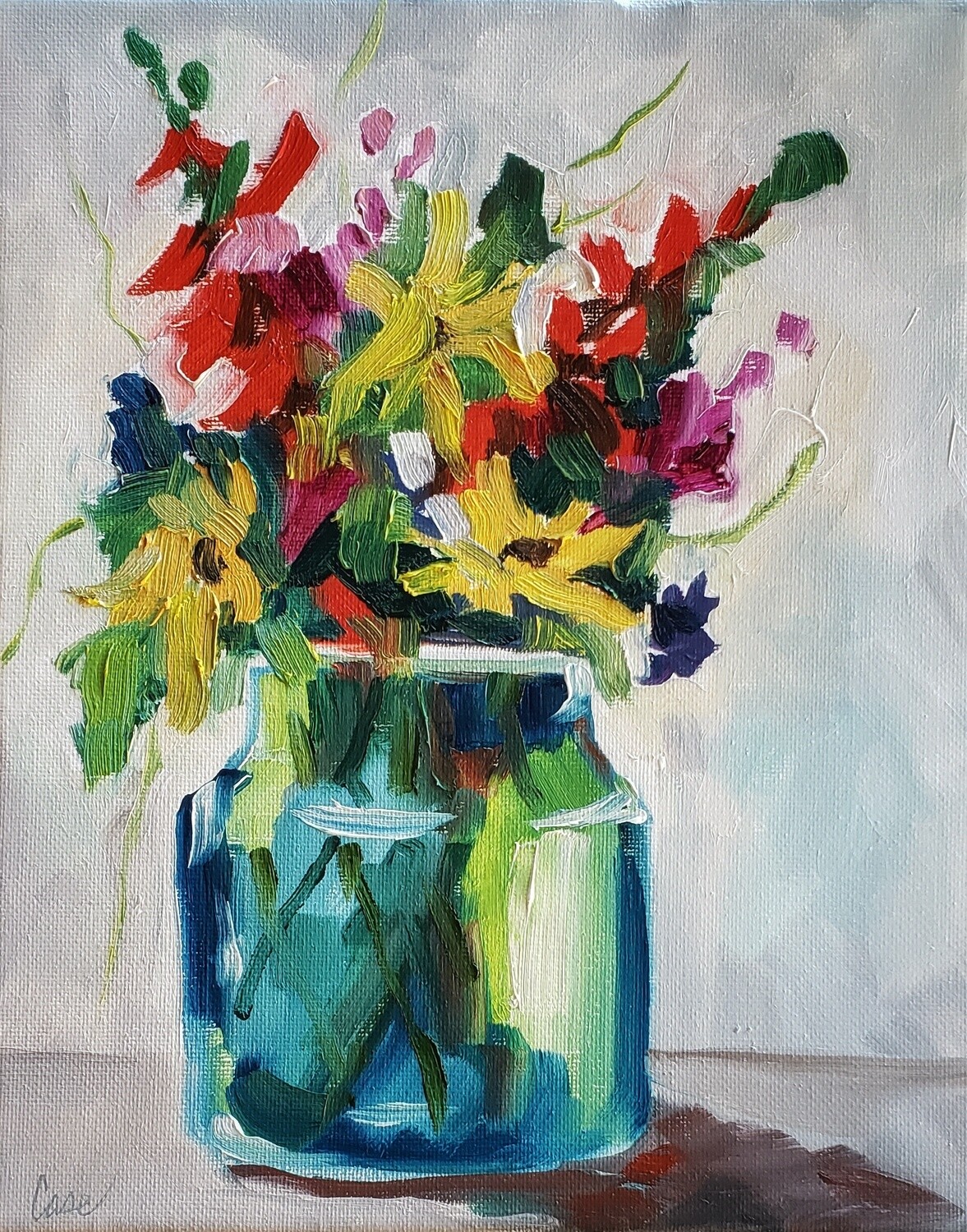 Wildflowers in Jar