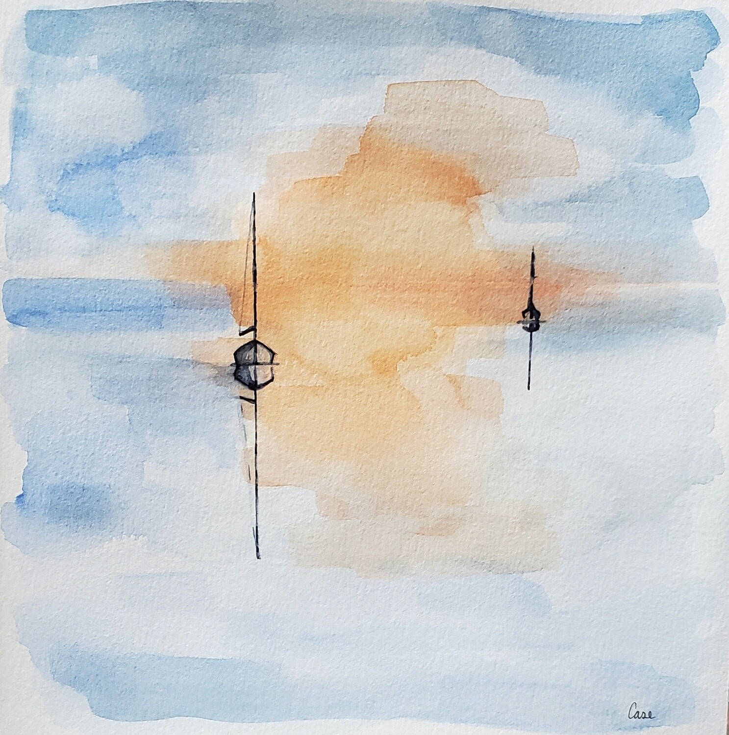 Sunset at Sea