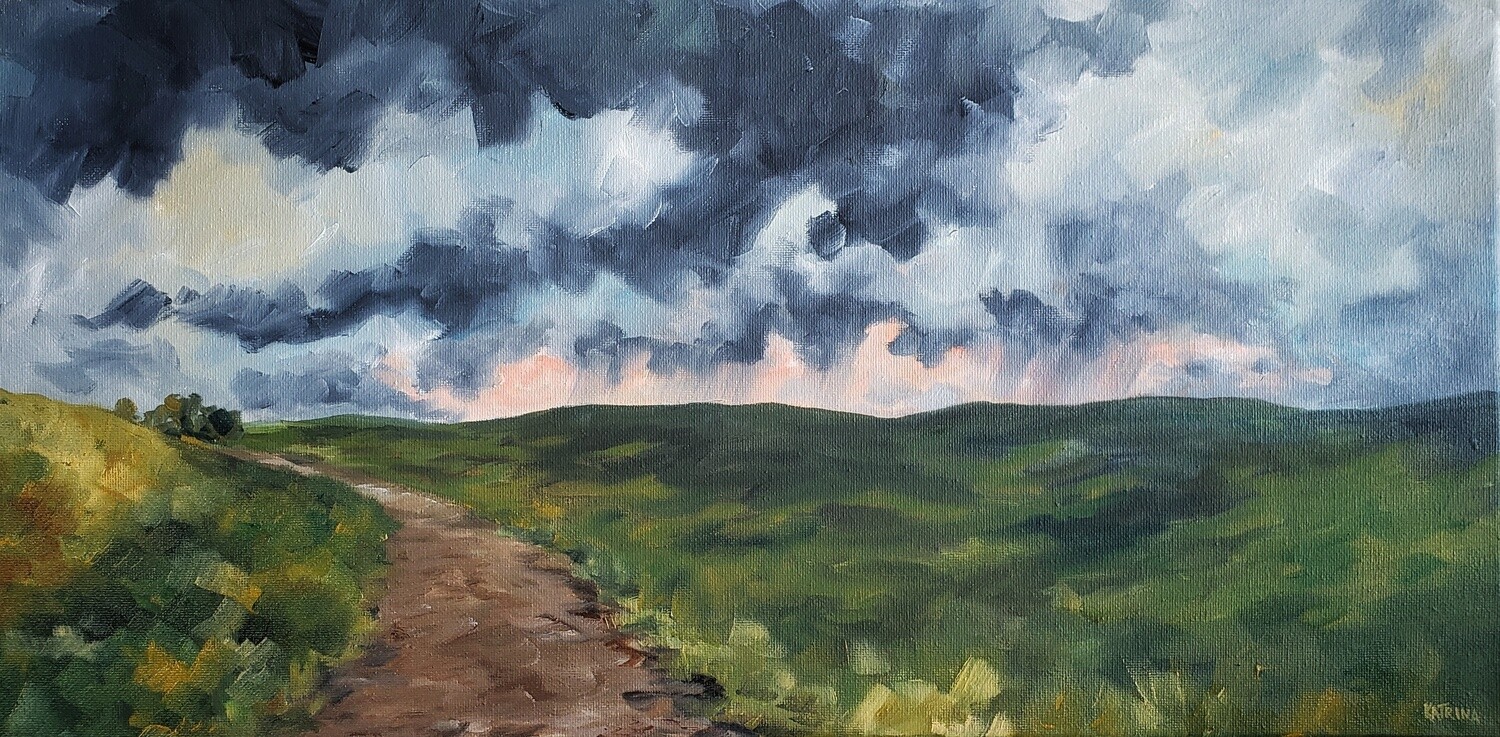 Prairie Road Summer Storm