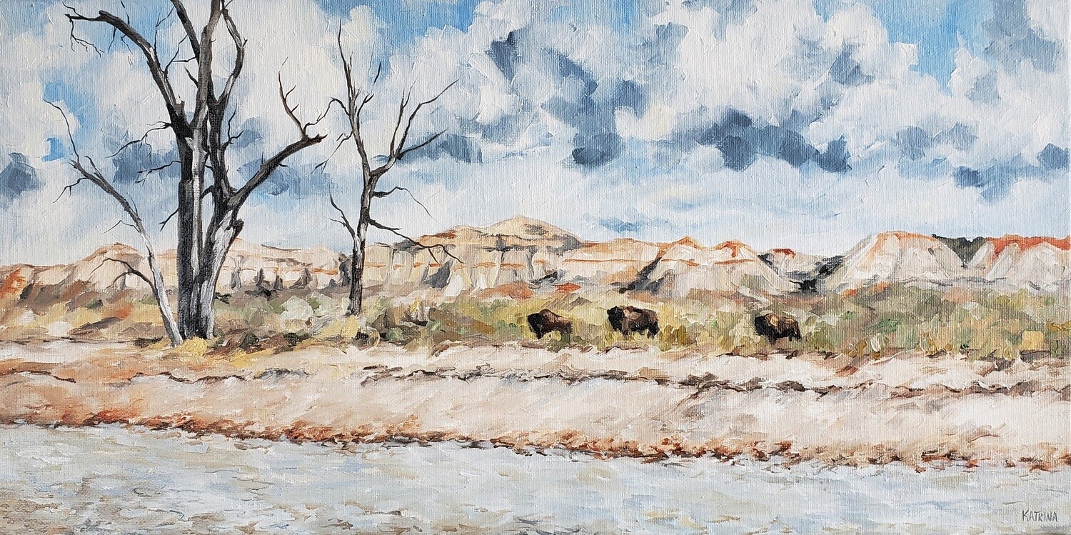 Bulls Along the River