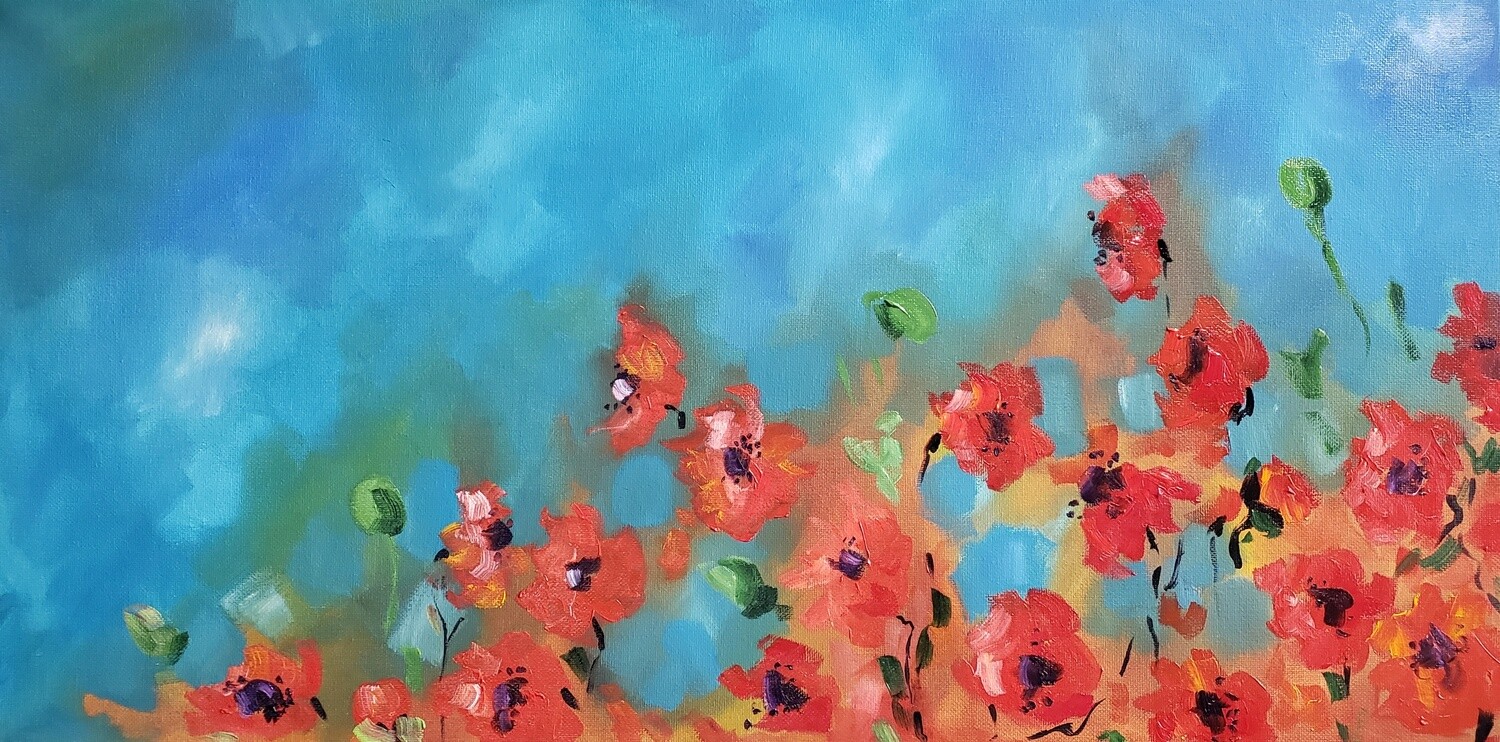 Poppies in the Wind