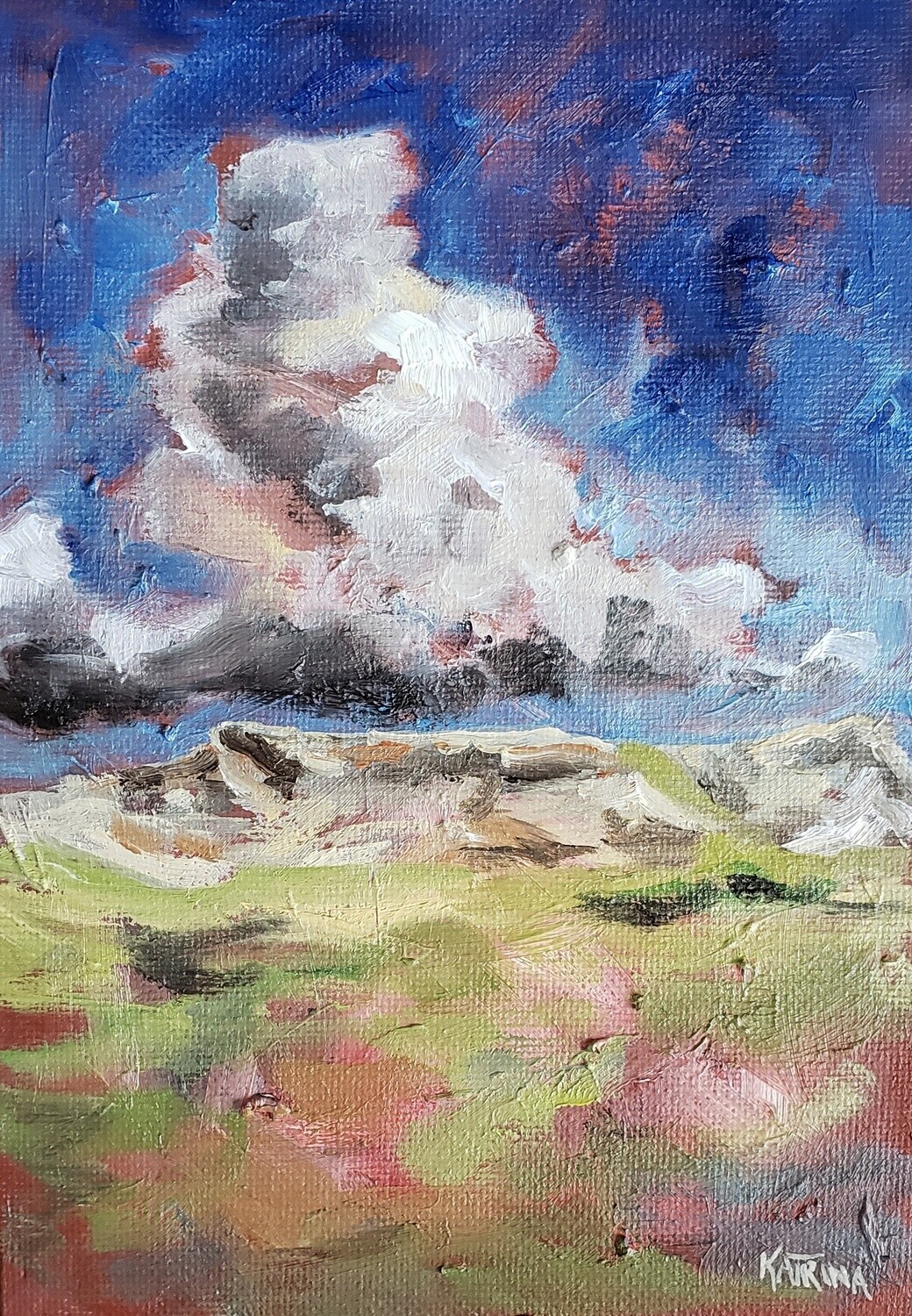 Thunderhead Over Sentinel Butte