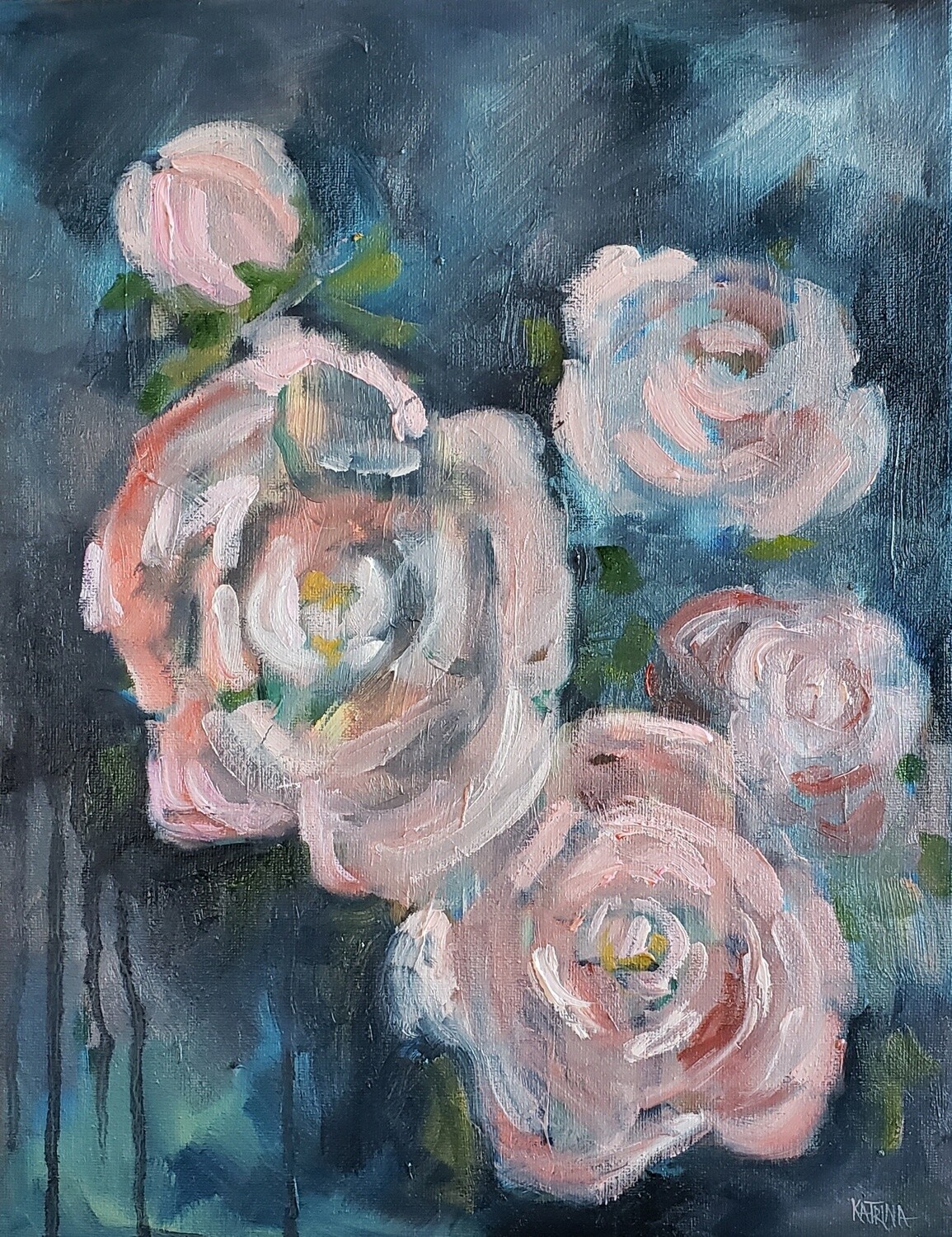 Peonies in the Rain