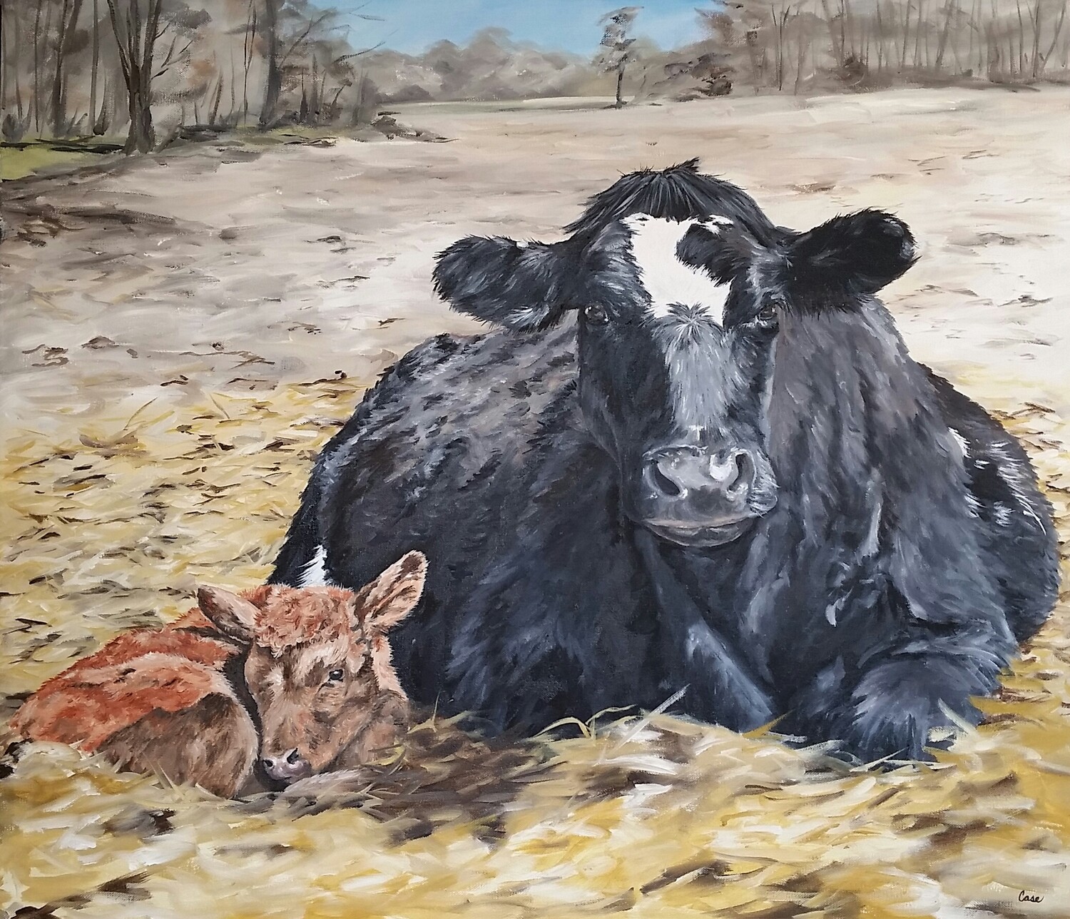 Maternal Bond 11 x 14 inches In Memory of Brian