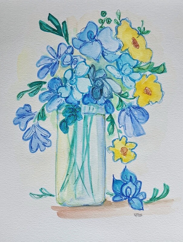 Blue Flowers