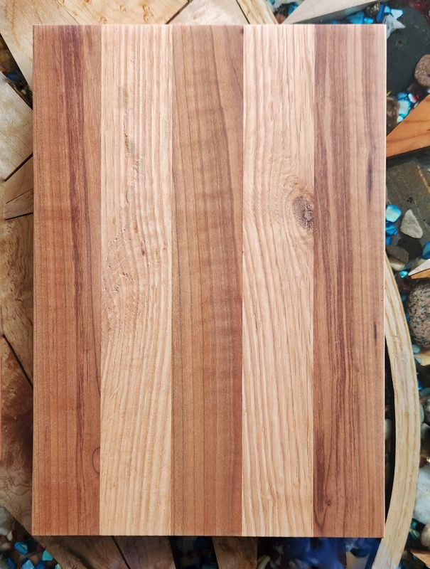 Cherry and Oak Cutting Board