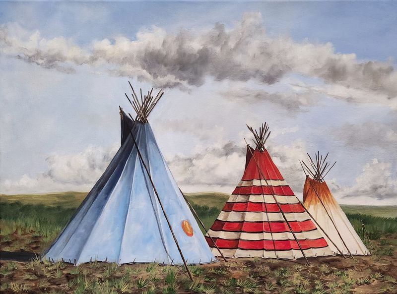 Painted Tipis
