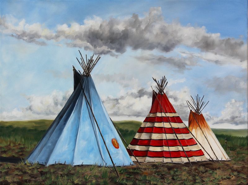 Painted Tipis