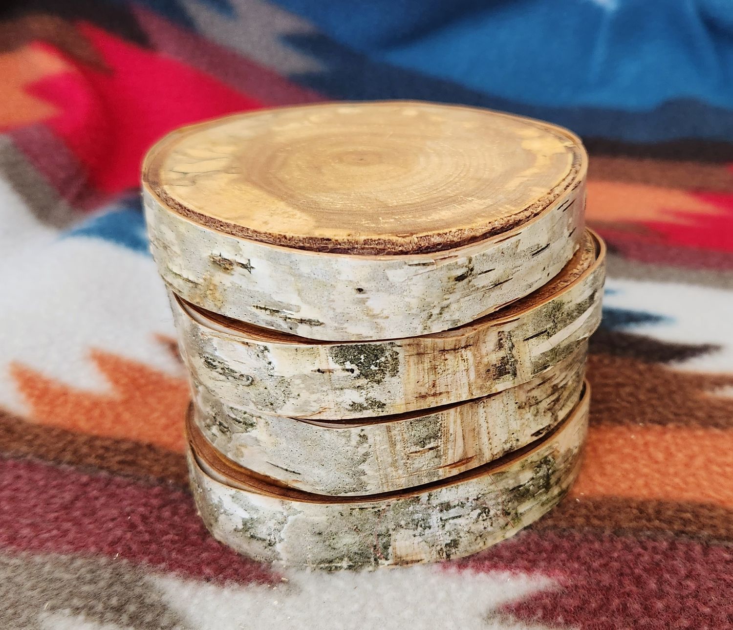 Birch Coaster Set