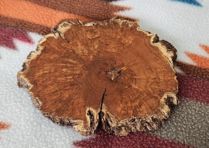 Cherry Wood Burl Coaster