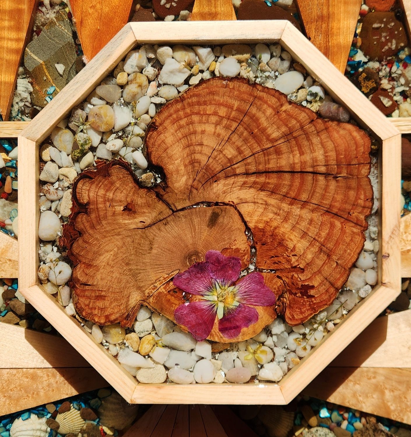 Hollyhock Trivet