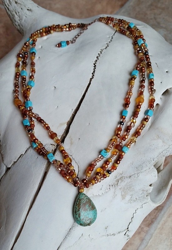 Turquoise and Browns