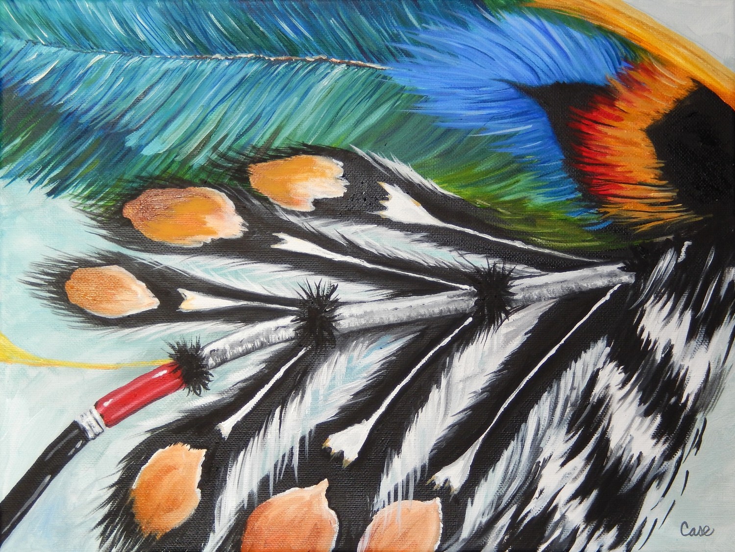 Detail of a Salmon Fly