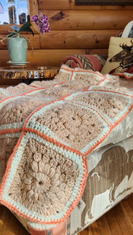 Dreaming in Peach - Delicate Girls Baby Blanket