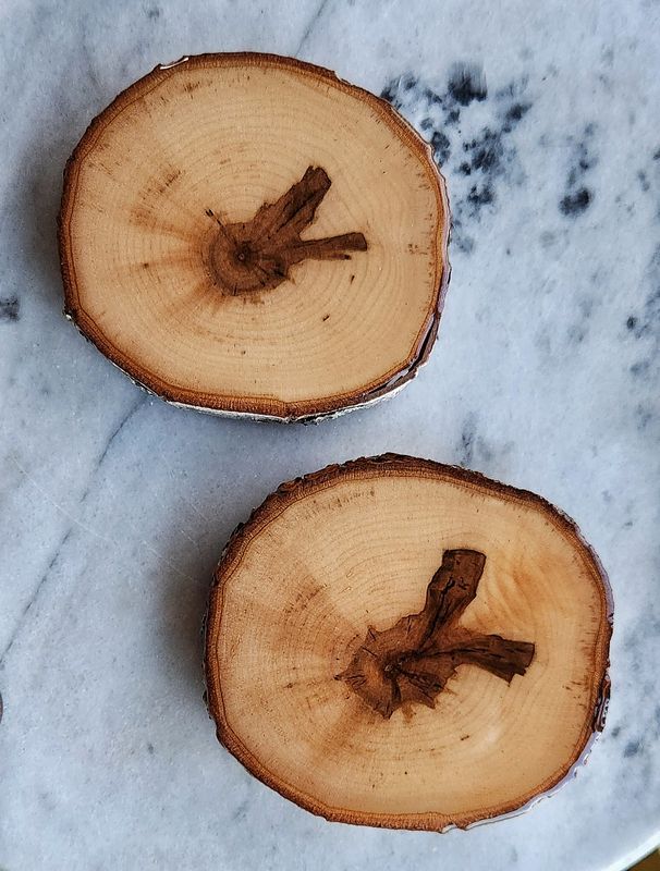 Maple Wood Coaster Set