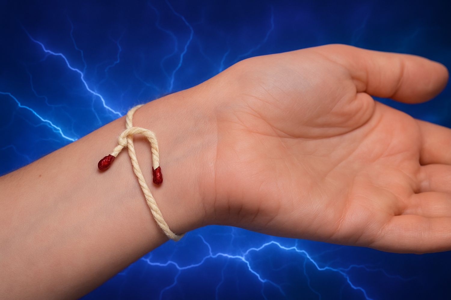 BodhiYarn Energy Bracelet Infused with Bodhi Tree Energy 22&quot; Long