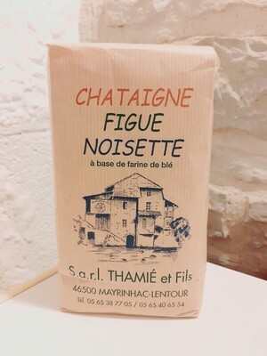 Farine châtaigne/figue/noisette 1kg