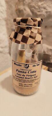 préparation pour Panna cotta Noix du Périgord, caramel beurre salé 70g