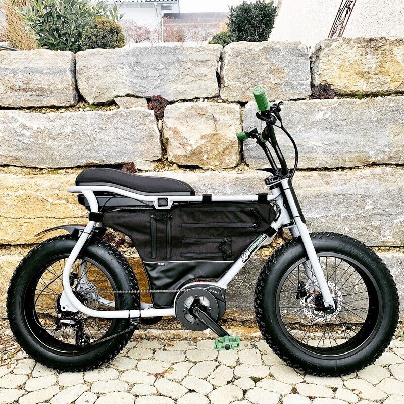 eBike LIL&#39;BUDDY Silver Grey - Pedelec with Bosch Active-Line - 300Wh