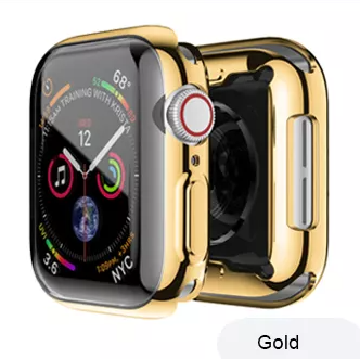 Watch Silicone Case Gold