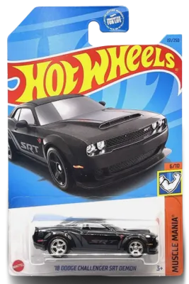 Hot Wheels &#39;18 DODGE CHALLENGER SRT DEMON